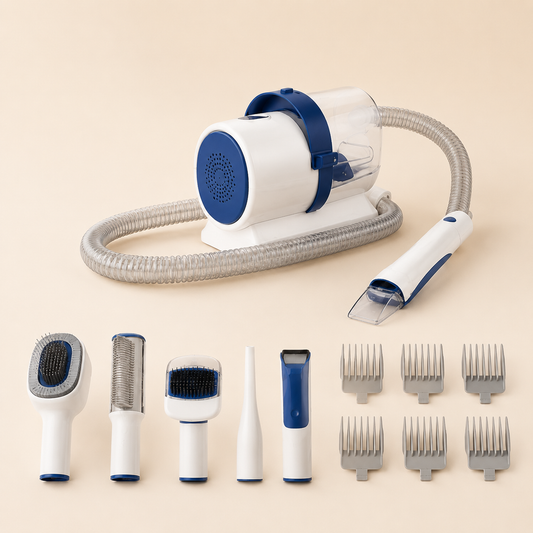 5 in 1 Pet Grooming Vacuum & Clipper System